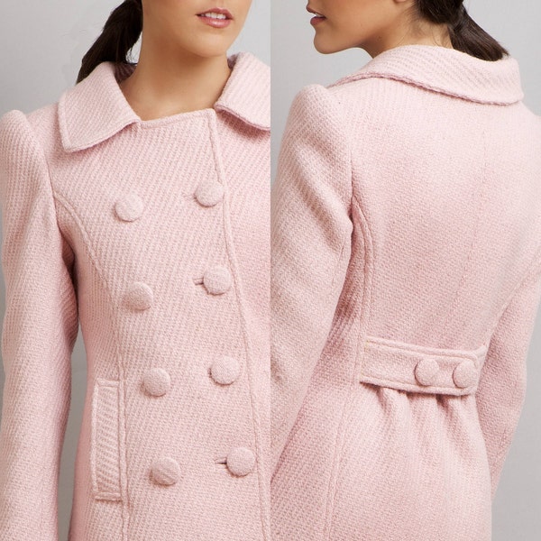 BLACK SWAN Natalie Portman's Pink Coat Nina Sayers wool winter limited edition M