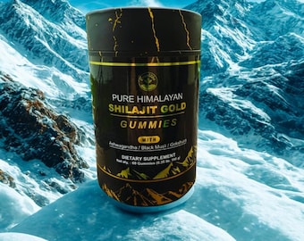Shilajit Gummies High potency with Ashwaganda/ Black Musli/Gokshura