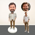 Custom bobblehead dolls, custom men's bobblehead dolls, custom boss bobblehead dolls, custom boyfriend bobblehead, custom husband bobblehead
