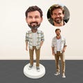 Custom bobblehead dolls, custom men's bobblehead dolls, custom boss bobblehead dolls, custom boyfriend bobblehead, custom husband bobblehead
