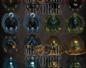 Halloween Monster Token Pack 01 für RPG TTRPG D&D