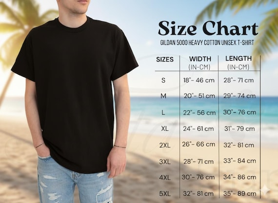 tshirt size chart - image 2