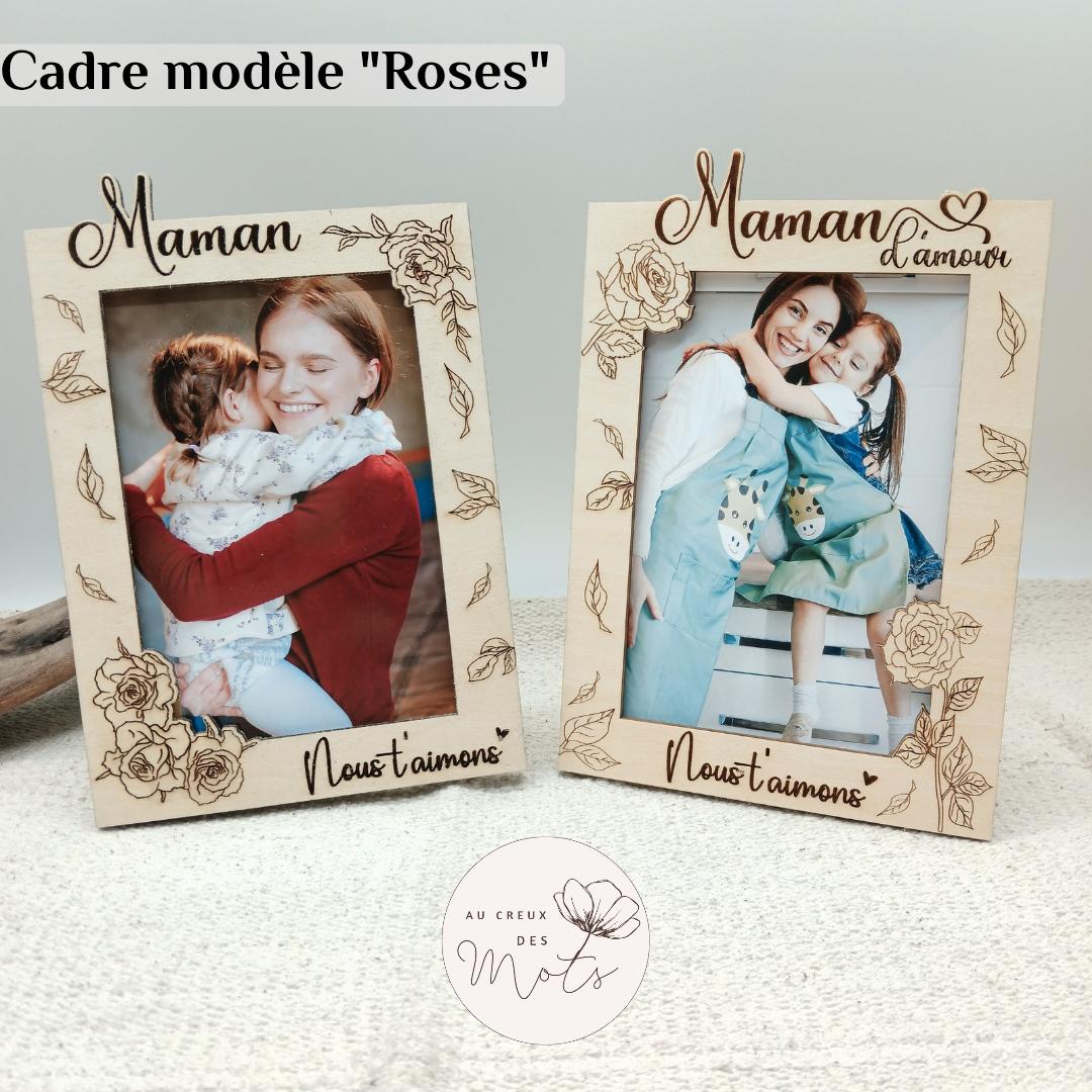 Cadre Photo Mariage Design Rose Widdop And Co WG380 | Format 6x4 Avec Emballage Cadeau