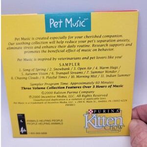 VTG 2000 Purina Pet Music Sampler CD with Exploding Kittens Party Pack Game image 3