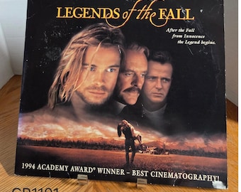 Les Légendes de l'automne LaserDisc Deluxe écran large Brad Pitt Anthony Hopkin