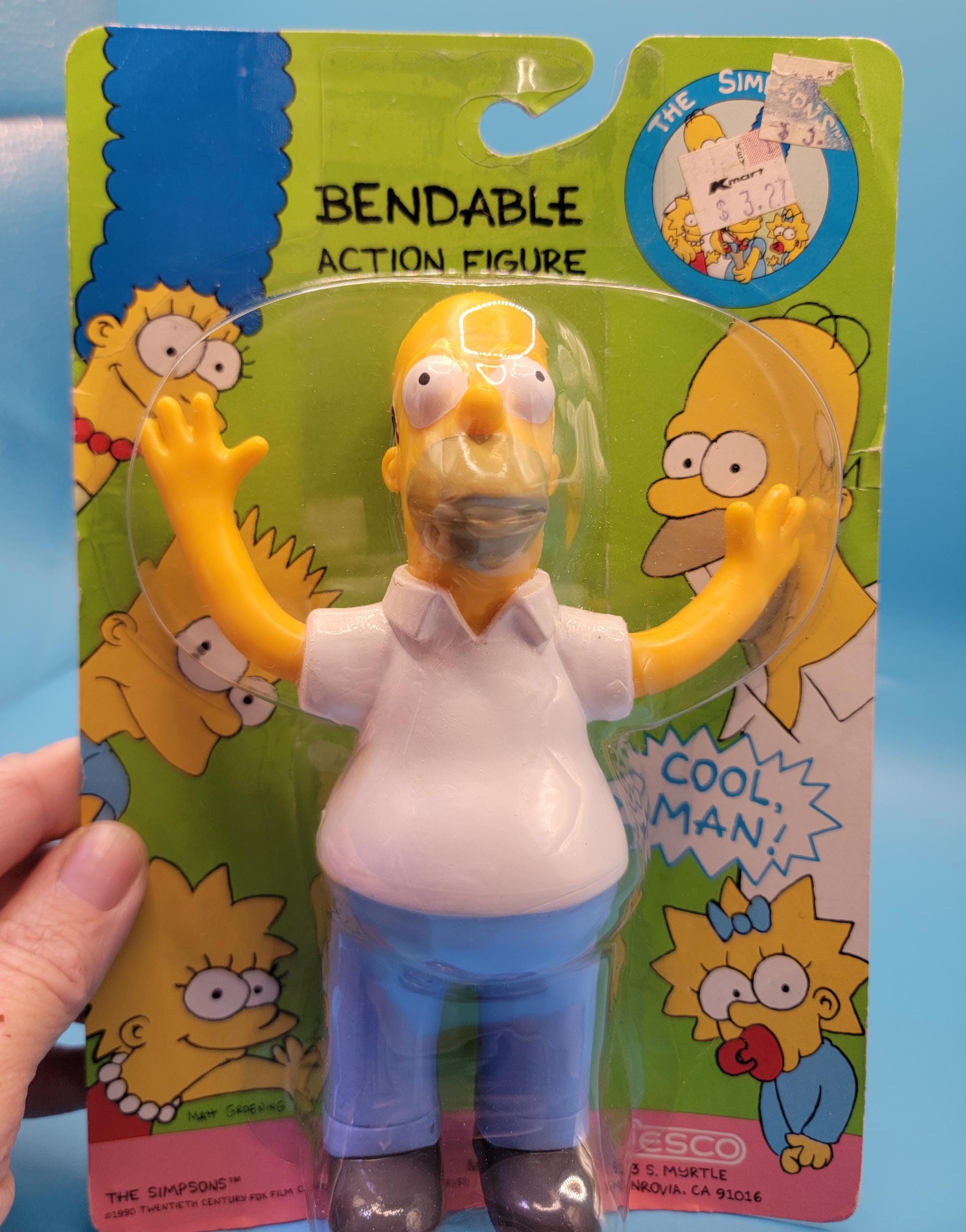 The Simpsons Bendable Figures - Etsy