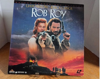 Disque laser Rob Roy Liam Neeson Jessica Lange, édition boîte aux lettres de luxe MGM/UA 1995