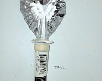 Mikasa Venus Hjärta Vinflaskpropp Österrike Blykristall Facetterad