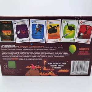 VTG 2000 Purina Pet Music Sampler CD with Exploding Kittens Party Pack Game image 5