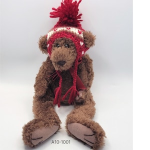 Vintage teddy bear red ribbon - Etsy 日本