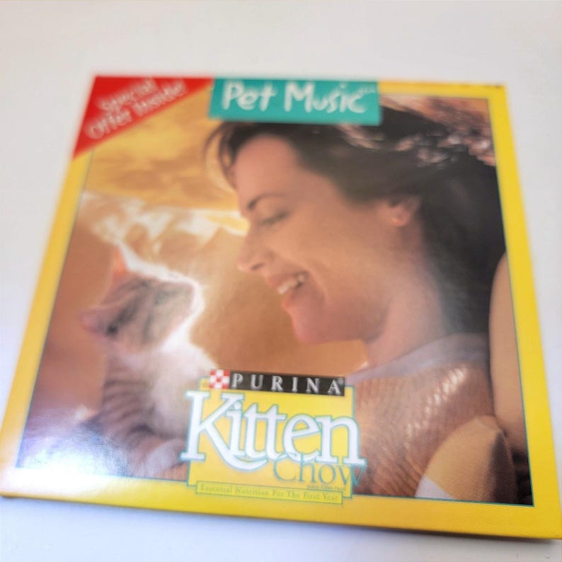 VTG 2000 Purina Pet Music Sampler CD with Exploding Kittens Party Pack Game image 2