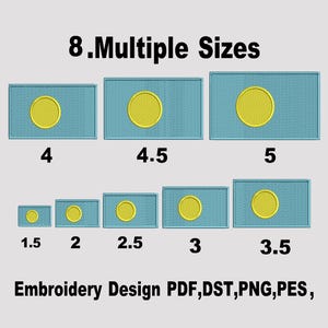 Palau flag Machine Embroidery Design: 8 Sizes, Palau  , custom patches  (Instant Download)