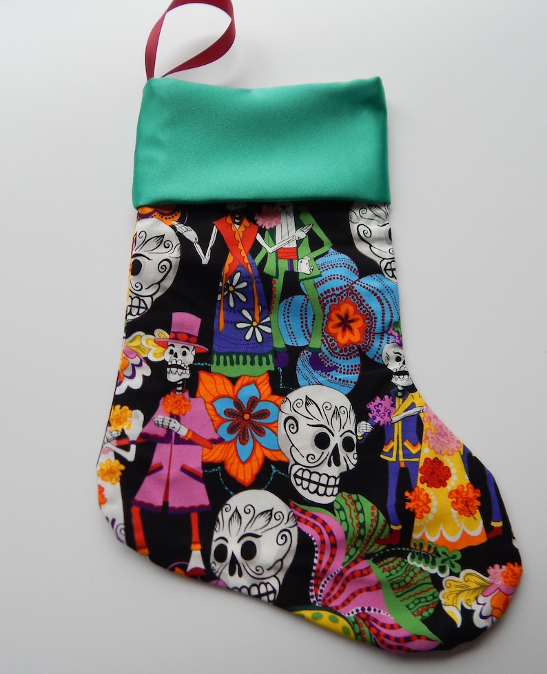 Dia De Los Muertos Christmas Stocking