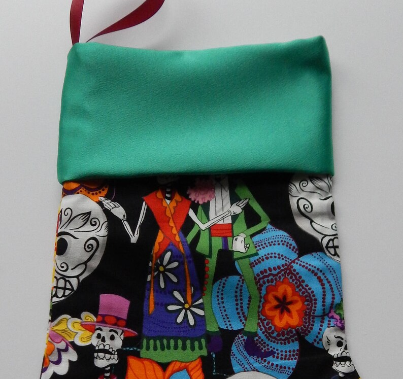 Dia De Los Muertos Christmas Stocking
