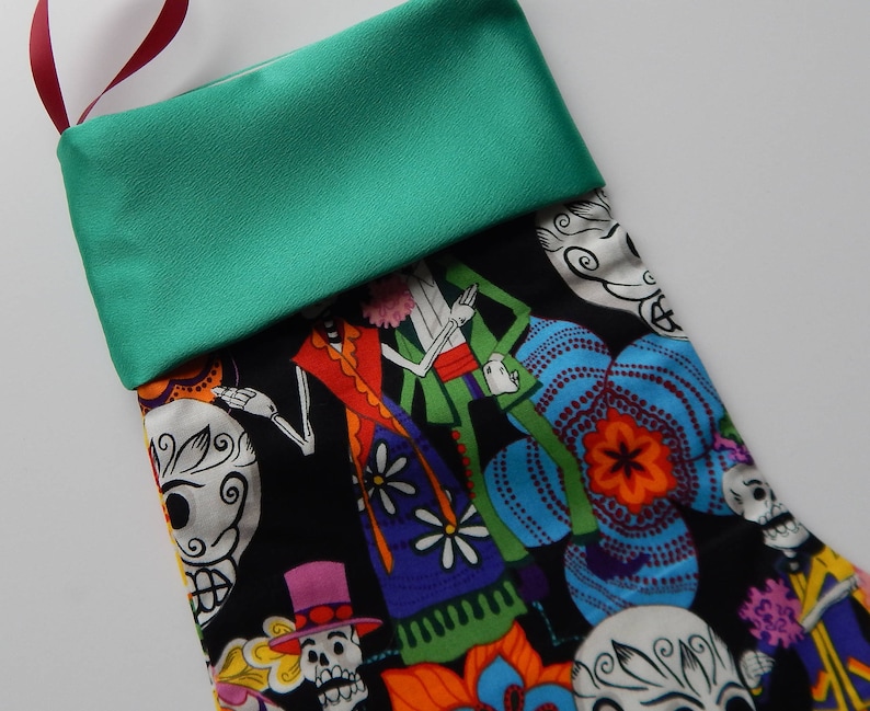 Dia De Los Muertos Christmas Stocking