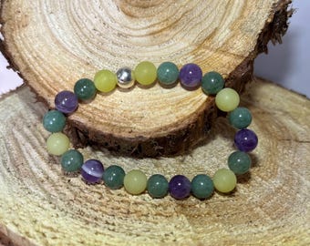 Manifestor | Gemstone Bracelet for Human Design | Genuine Gemstones | Gift | Spirituality | NATURE | Healing Stone Bracelet