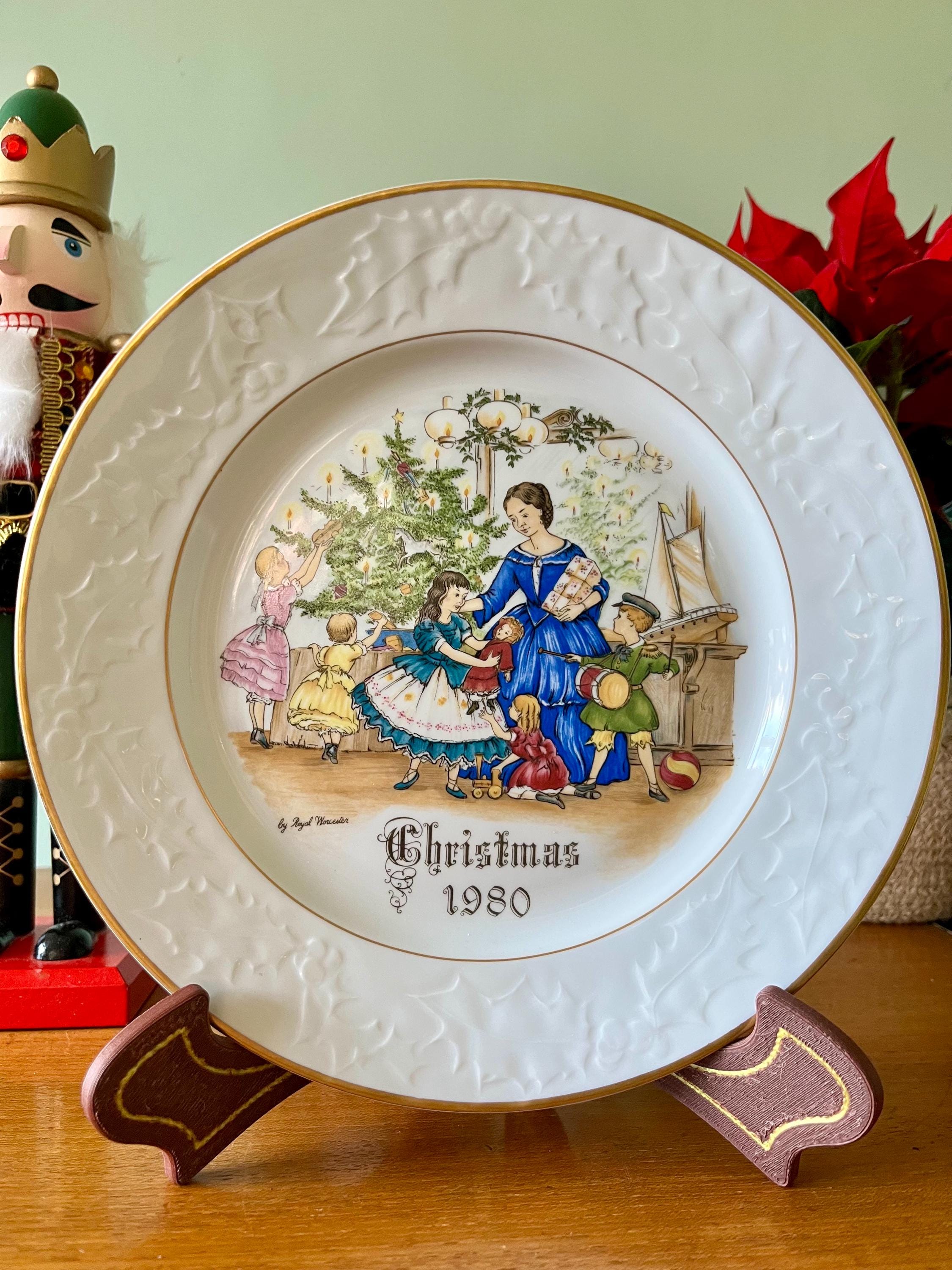 Christmas Plate Set of 8 - Etsy UK