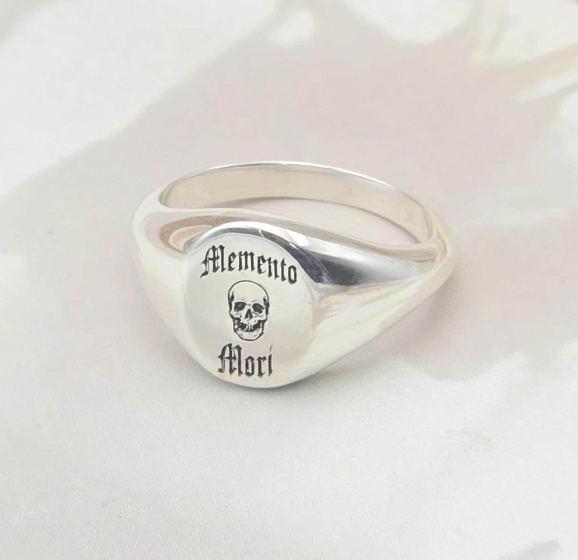 Memento mori ring antique - Etsy 日本