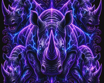 Neon Rhino