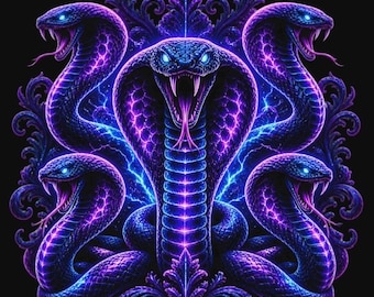 Neon Cobra T-Shirt: Bold, Humorous Snake Graphic Tee