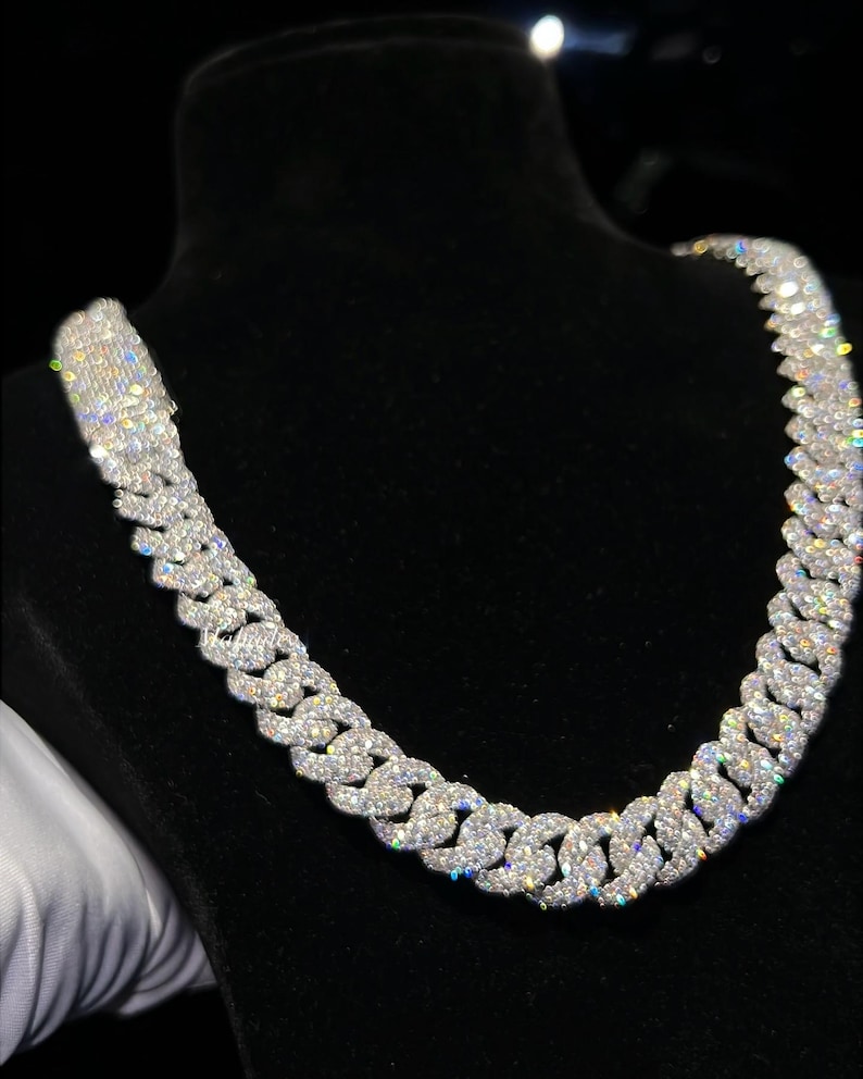 Lab Diamond Cuban Link Chain