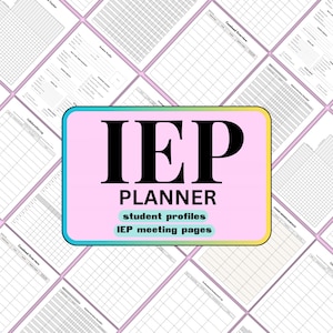IEP Caseload Planner 2026-2027: Special Education Teacher planner