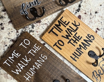 custom dog leash holder