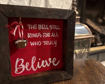 polar express christmas sign