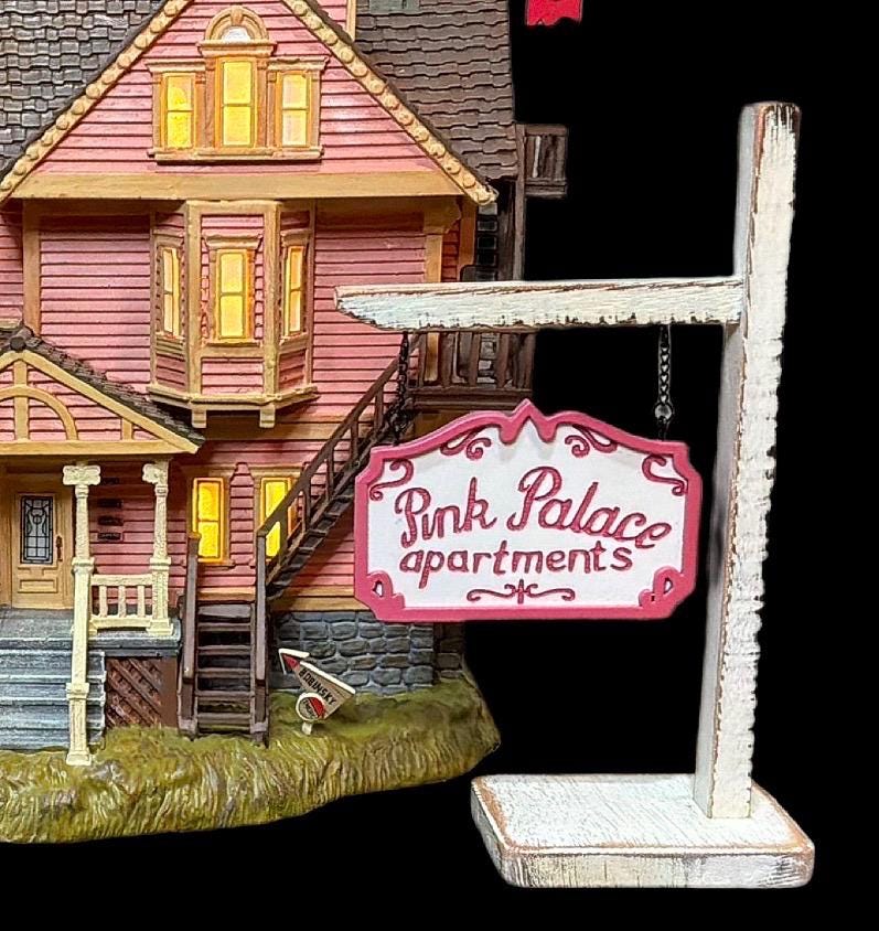 Pink Palace Sign With Stand. - Etsy