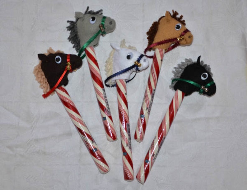 Candy Cane hobby HorseGrey35 ounces10 hoog Etsy Nederland
