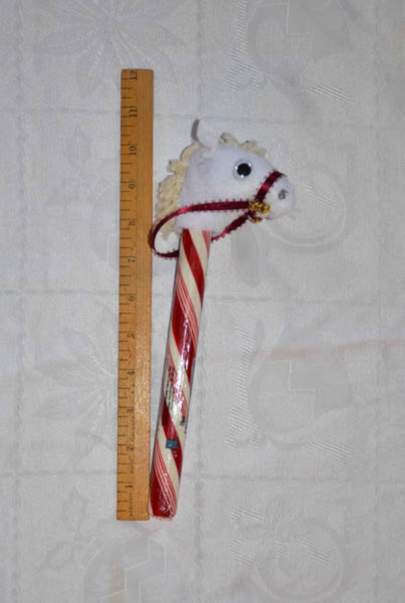Candy Cane Hobby Horse Black 3.5 Ounces 10 Tall Etsy
