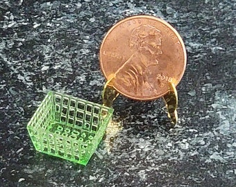 One Inch Scale Miniature Realistic Empty Strawberry Basket