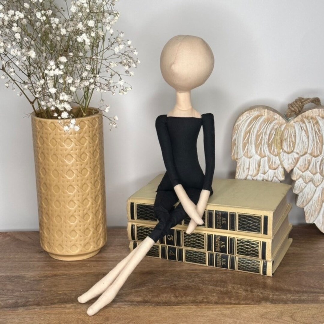 Blank Cloth Doll Body Ballerina Style Stuffed 19 Handmade Rag Doll Body