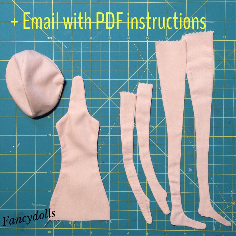 DIY Cloth doll body blank unstuffed presewn and ready to stuff Etsy