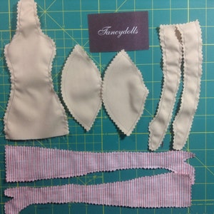 Cloth Doll Sewing e-Pattern & Tutorial Christmas Girl PDF DIY image 2