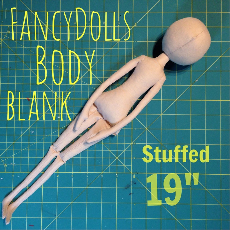 Blank Cloth Doll Body Stuffed 19 Handmade Rag Doll Body Etsy