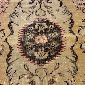 6x9 Area Rug, Bohemian Rugs, Vintage Rugs, Boho Living Room Rugs, Turkish Rugs, Rugs for living room image 1
