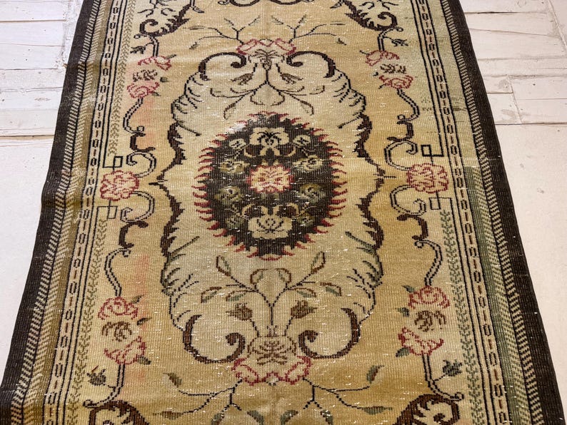 6x9 Area Rug, Bohemian Rugs, Vintage Rugs, Boho Living Room Rugs, Turkish Rugs, Rugs for living room image 1