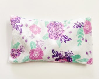 Eye Pillow, Lavender Eye Pillow, Unscented, Minky, Relaxation,Hot Pack, Cold Pack, Christmas Gift, Removable Cover, Flax Seed, Gift