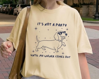 Funny Dachshund Graphic Tee, Wiener Dog Lover Gift