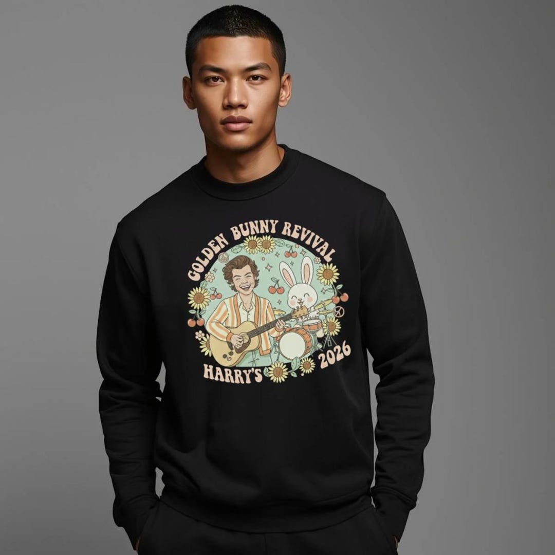 Harry Styles Shirt, Harry Styles Bunny Sweatshirt, Fan Shirt, Harry ...