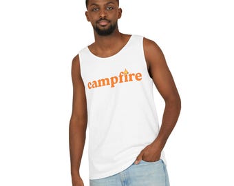 campfire tank top | outdoor camping graphic tank