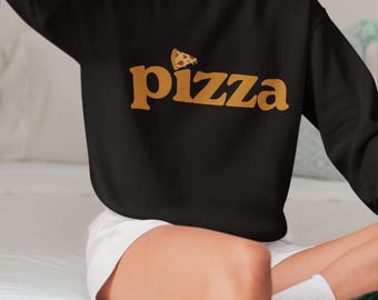Pizza Slice Crewneck Sweatshirt | Retro Foodie Fashion
