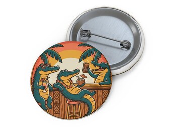 Crocodile Tiki Bar Pin