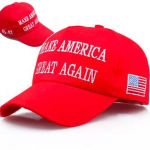 Trump 2024 Election Cap (45–47) – MAGA Red Hat – Patriotic Make America Great Again Baseball Cap – USA Political Gift for Men & Women