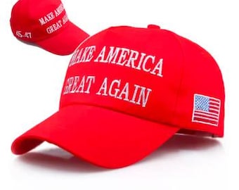 Gorra de Trump para las elecciones de 2024 (45-47) – Gorra roja MAGA – Gorra de béisbol patriótica «Hagamos a Estados Unidos grande otra vez» – Regalo político estadounidense para hombres y mujeres