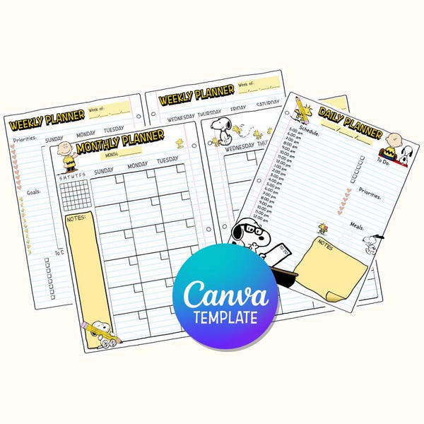 Peanuts Planner 2026 - Etsy