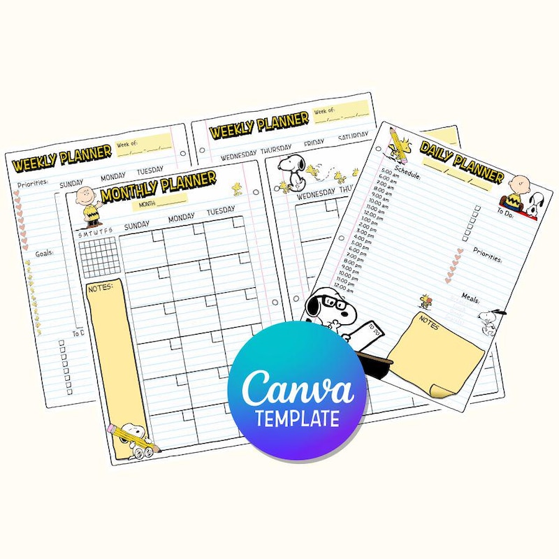 Peanuts Planner 2026 - Etsy