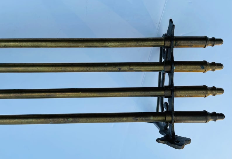 Reserved....rare Antique Pullman Brass Train Shelf Etsy