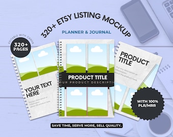 Szablony makiet planerów i dzienników | Canva Editable (PLR MRR)